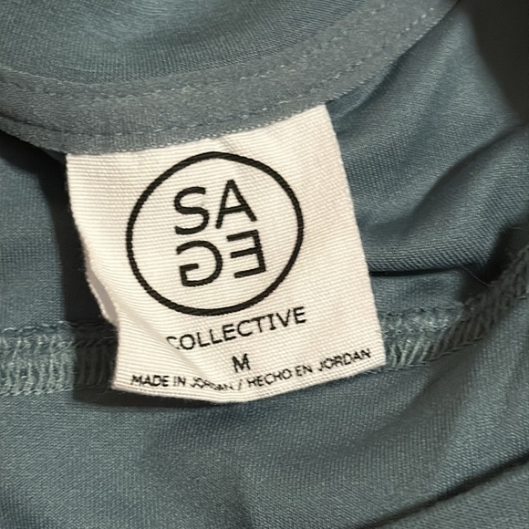 NWOT Sage Collective Women Super Soft Tunic Top with Side Pockets Size: M - Picture 6 of 7